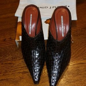 Donald J Pliner slide on  heels